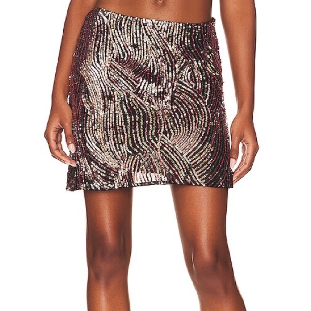 Rays for Days sequin skirt new